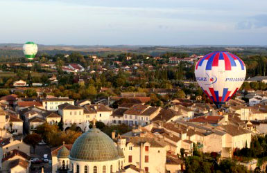 vue aérienne Castelnau-Montratier